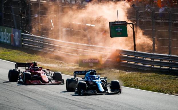 Alonso y Sainz, el respeto como norma