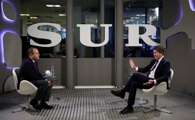 Juan Marín: «Cs no entrará en un gobierno con Vox, somos fuerzas antagónicas»