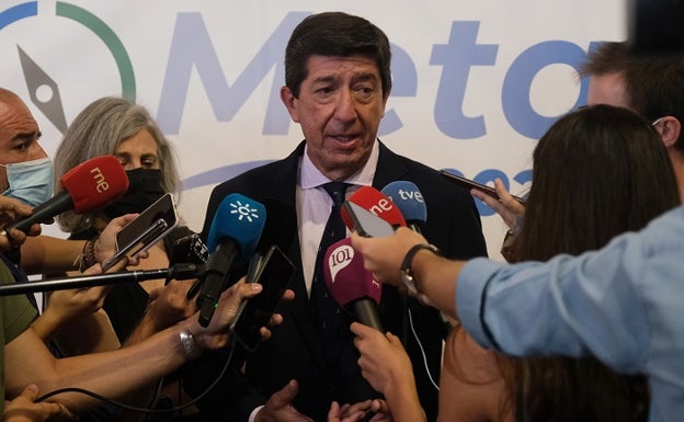 Juan Marín ve «muy complicado» que se puedan aprobar los presupuestos para 2022 en Andalucía