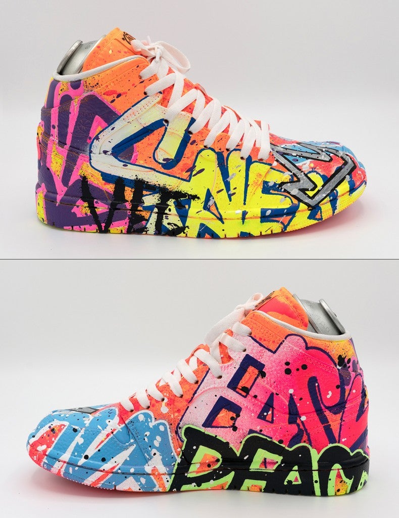 Fotos: Vicustom Shoes: El artista malagueño que convierte zapatillas en  obras de arte | Diario Sur