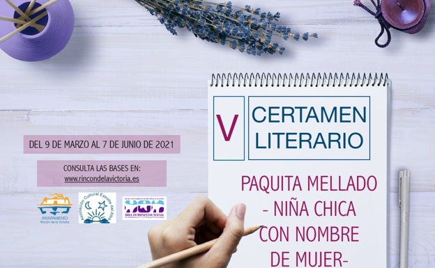 Pablo Llorente gana el V Certamen Literario de Rincón de la Victoria 'Paquita Mellado-Niña Chica, con nombre de mujer'