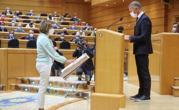 Susana Díaz toma posesión de su escaño como senadora por designación autonómica