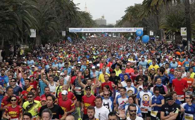 La Media Maratón de Málaga saldrá de forma escalonada