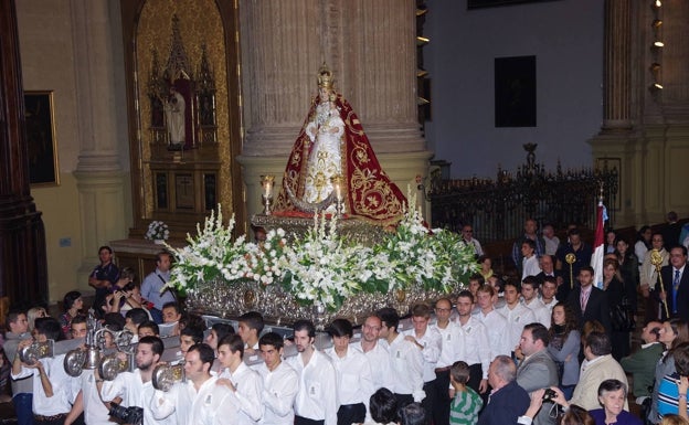 La Virgen de Araceli protagonizará el rosario de las glorias de Málaga el domingo 17 de octubre