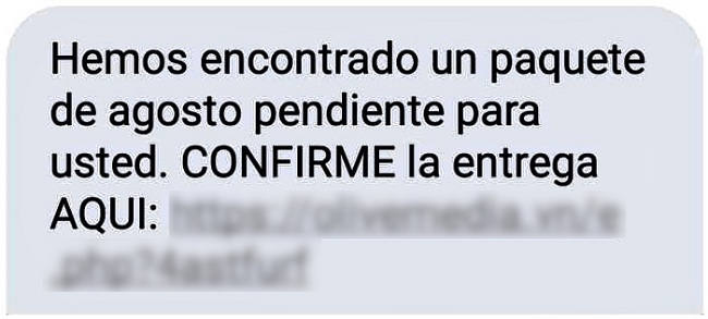 La Guardia Civil alerta de un fraude mediante mensajes que suplantan a empresas de mensajería