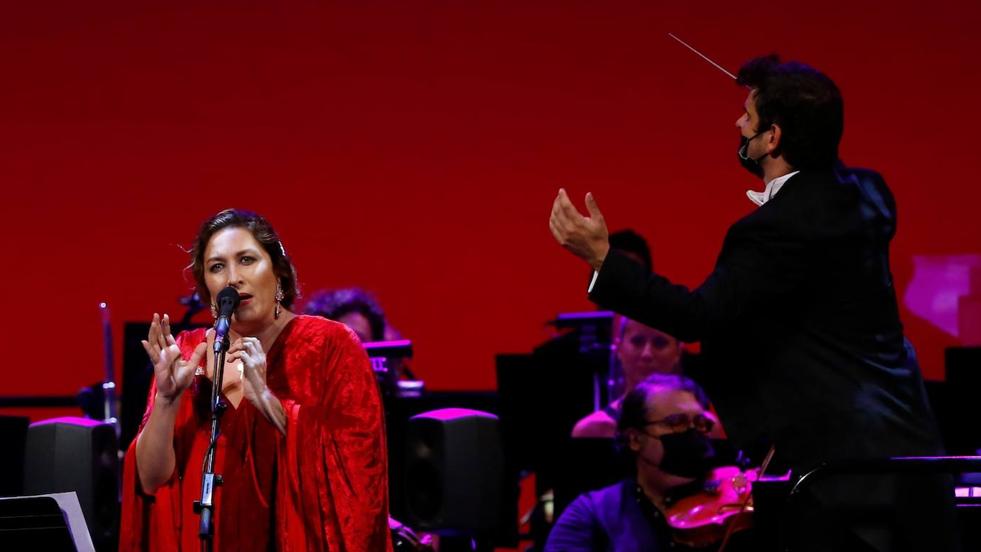 Estrella Morente, Tomatito y la Sinfónica, en el Teatro Cervantes de Málaga