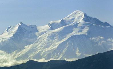 El Mont Blanc es un metro más bajo