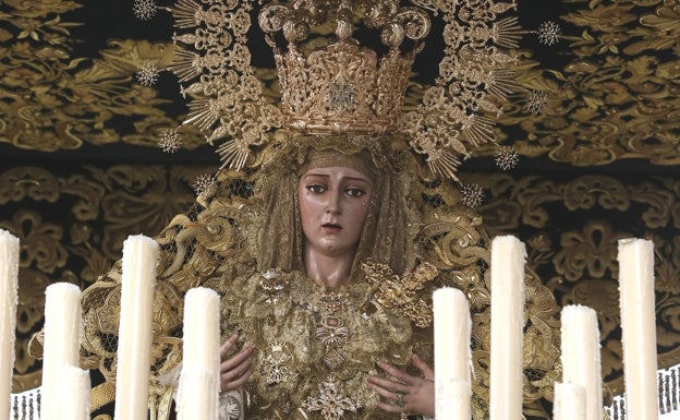 El rosario de la aurora de la Virgen de Lágrimas y Favores destaca en la agenda cofrade del fin de semana