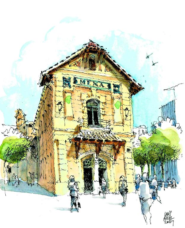 El rey y el hidroavión