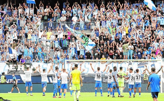 El Málaga ya juega con doce