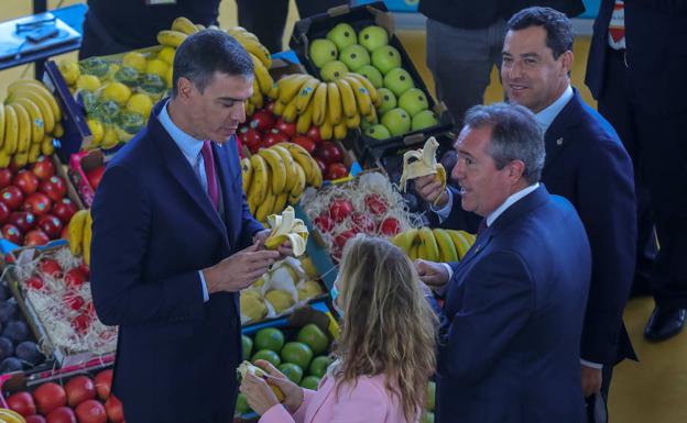 Plátanos en apoyo a La Palma