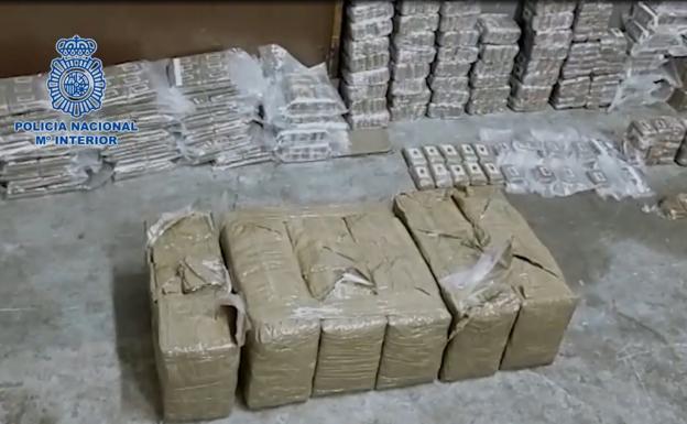 Desarticulada una red dedicada al tráfico de hachís entre Málaga y Francia