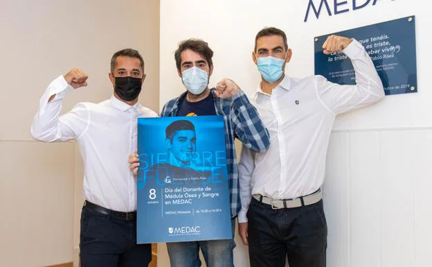 MEDAC homenajea a Pablo Ráez con una campaña de donación de sangre y médula ósea