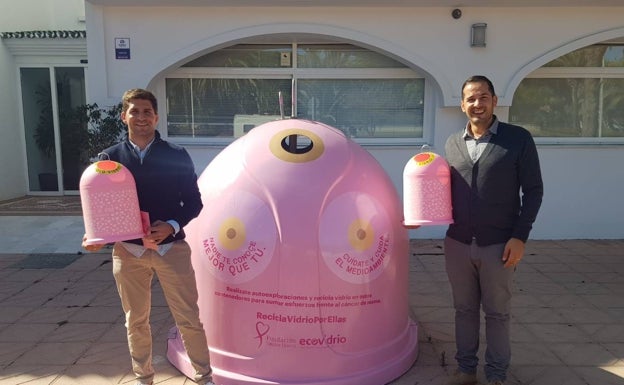 'Recicla por ellas': contendedores de vidrio para la prevención del cáncer de mama