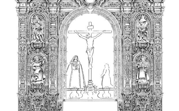 Mena proyecta la realización de un retablo para la capilla de sus titulares