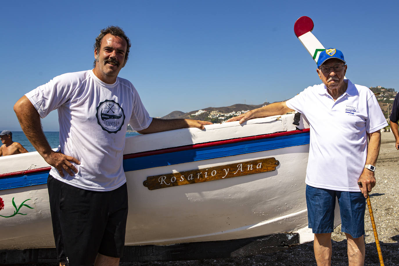 Don Fernando se reencuentra con su jábega en Málaga