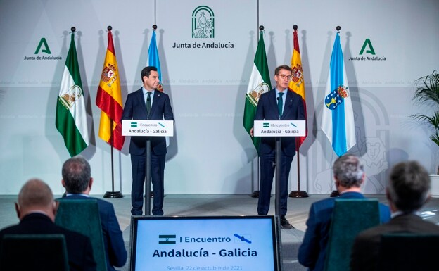 Comparecencia conjunta de ambos presidentes.  / María José López / Europa Press