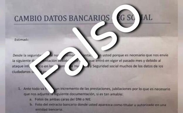 La falsa carta de la Seguridad Social que esconde un nuevo fraude: «Casi les envío todos mis datos bancarios»