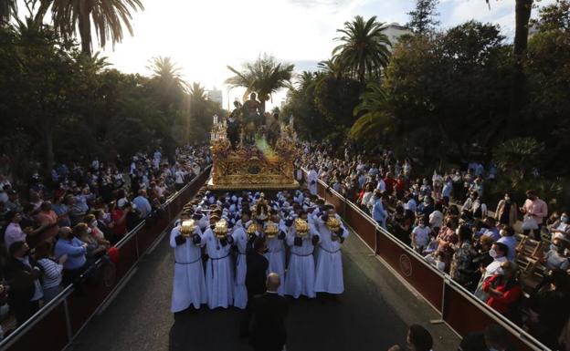 La magna abre el Parque de Málaga a los recorridos de las cofradías