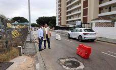Nuevo tramo de acera y tres pasos de peatones en la calle Bonanza de Marbella