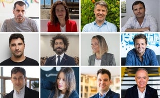 De izquierda a derecha y de arriba abajo, Bernardo Quintero, Mar López, Vincent Rosso, Félix Ruiz, Joaquín Cuenca, Paco Ávila, Rosario Muñoz, Juan Urdiales, Rafael Ventura, Yaiza Canosa, Luis Hernández y Javier Rodríguez Zapatero./SUR