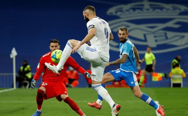 Benzema y Falcao vuelven a marcar y el Madrid acaba pidiendo la hora