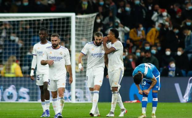 El Madrid vuelve a ganar sin convencer al Bernabéu