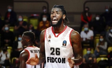 El francés Mathias Lessort no seguirá en el Maccabi./EUROCUP