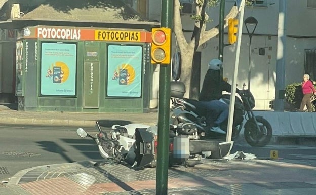 Trasladan al Clínico a un hombre de 57 años a causa de una colisión en Avenida de Sor Teresa Prat