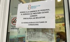 La Biblioteca Provincial de Málaga restringe los préstamos de libros por falta de personal