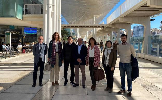 La naviera de lujo SeaDream visita el Puerto de Málaga para fijar nuevas escalas