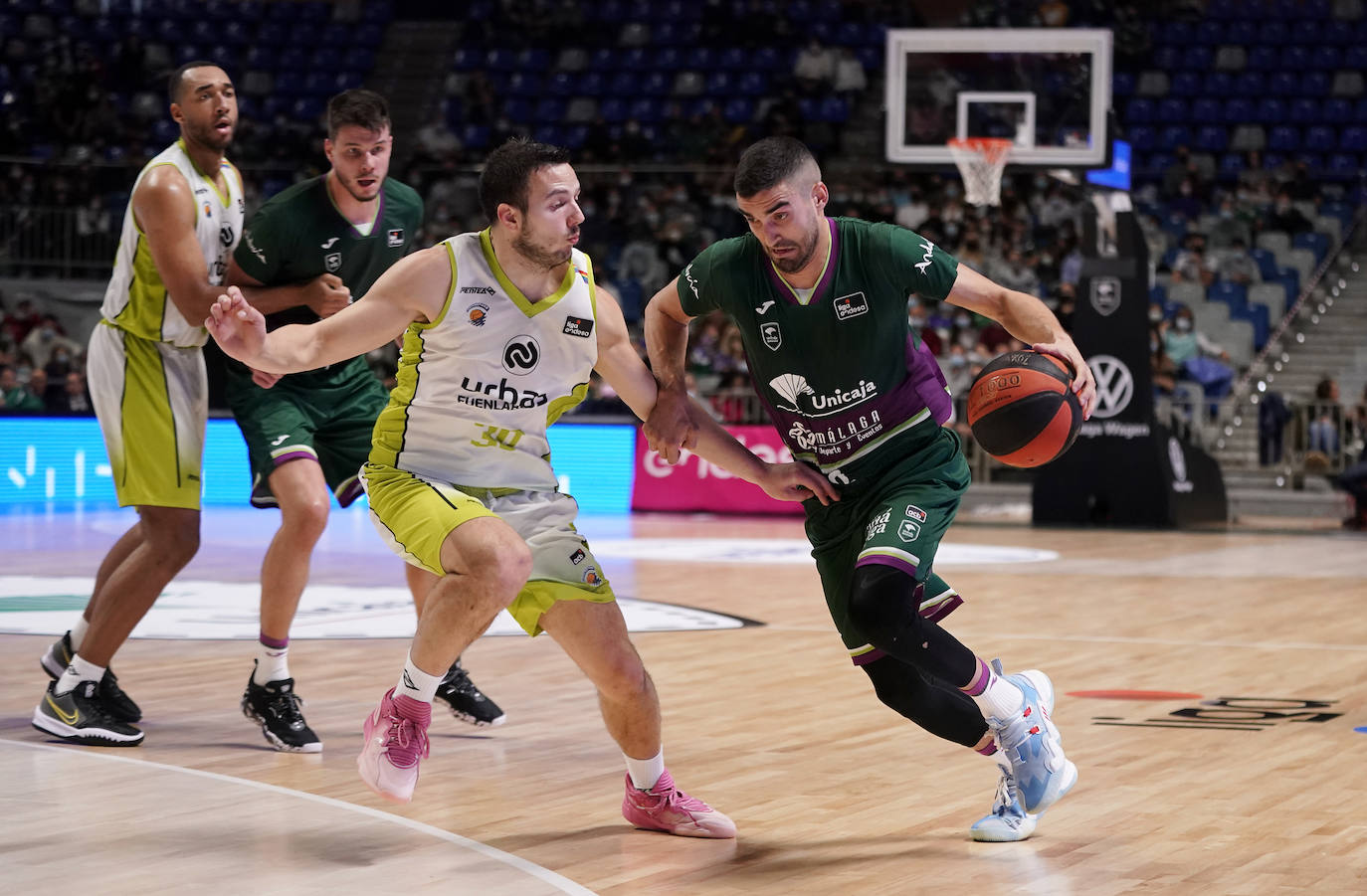 El Unicaja-Fuenlabrada en el Carpena, en imágenes