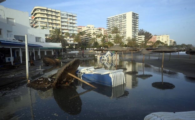 Marbella se echa este domingo a la calle para reclamar la estabilización de sus playas