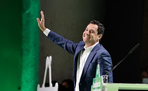 Juanma Moreno: «En Andalucía se ha acabado el cuento de que el PP es malo e insolidario»