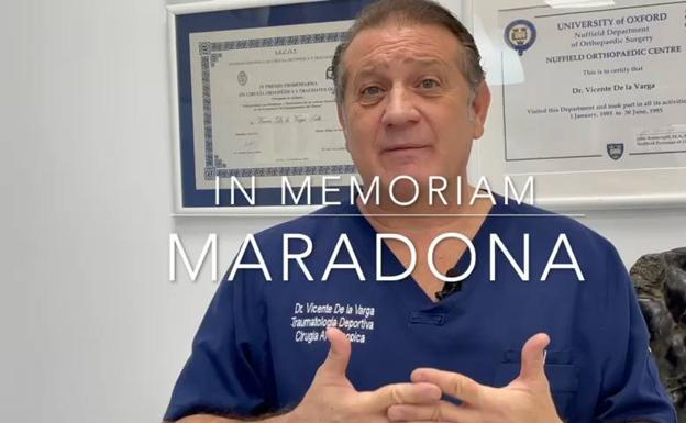 El rincón del especialista: el doctor De la Varga analiza la lesión más importante de la carrera de Maradona