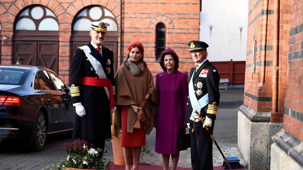 La visita de los Reyes a Suecia, en imágenes