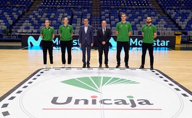 Movistar renueva su apoyo al Unicaja y lo extiende al equipo femenino y su cantera