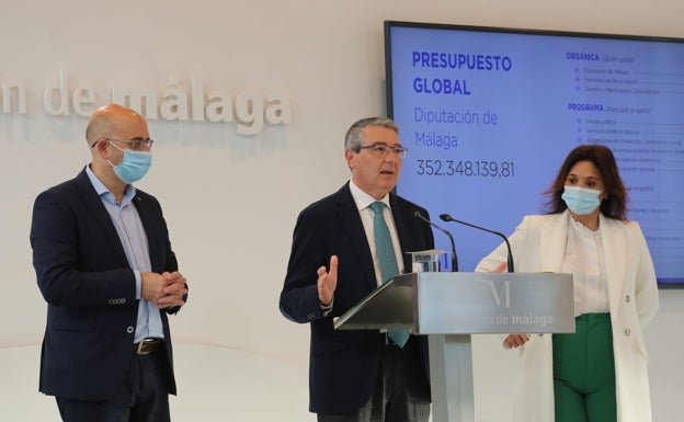 El presupuesto «más municipalista» de la Diputación de Málaga: así serán sus cuentas en 2022