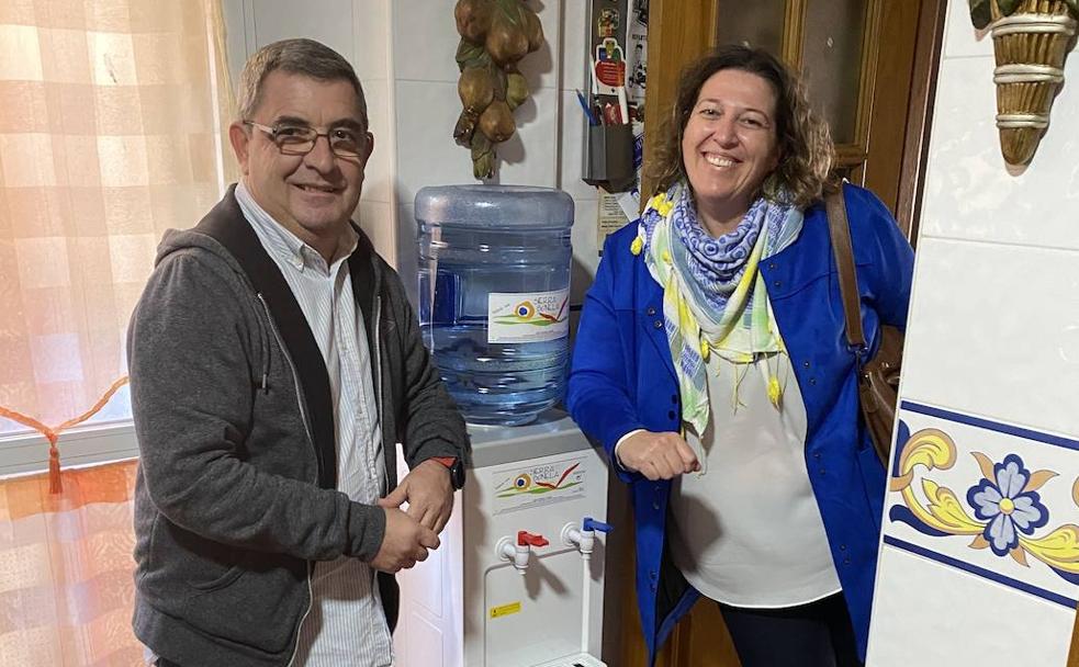 El agua de la Sierra de las Nieves que se está colando en las oficinas de Málaga