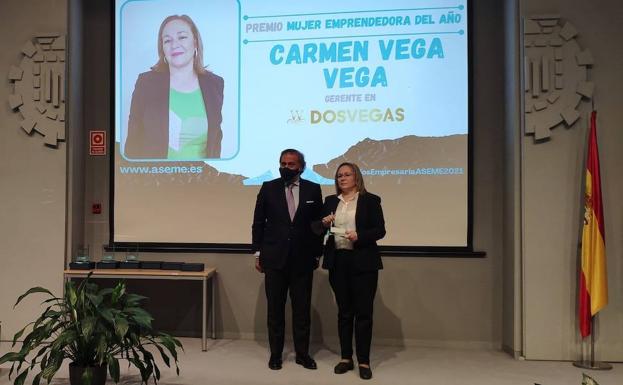 La malagueña Carmen Vega, gerente de Dos Vegas, premio Emprendedora del Año