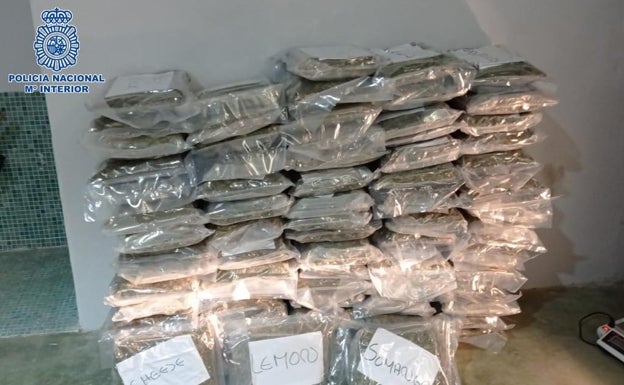 Tráfico de mariguana en máquinas de refrescos desde Málaga: cuatro detenidos de una red que opera con Holanda