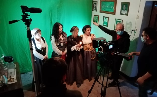 Las vecinas de Yunquera se convierten en actrices de cine