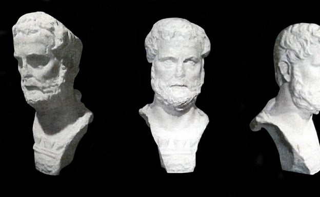 El busto del emperador romano Antonino que apareció en Huelin está en venta