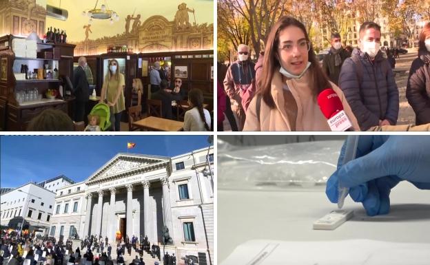 Las aglomeraciones durante el puente y el aniversario de la Constitución, entre los vídeos del día