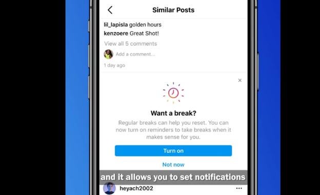 Así funciona el nuevo servicio de Instagram: 'Tomarse un respiro'