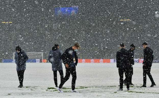 La nieve aplaza el Atalanta-Villarreal a este jueves