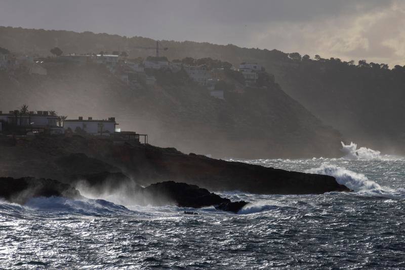 Málaga, en aviso amarillo este viernes por viento y fenómenos costeros