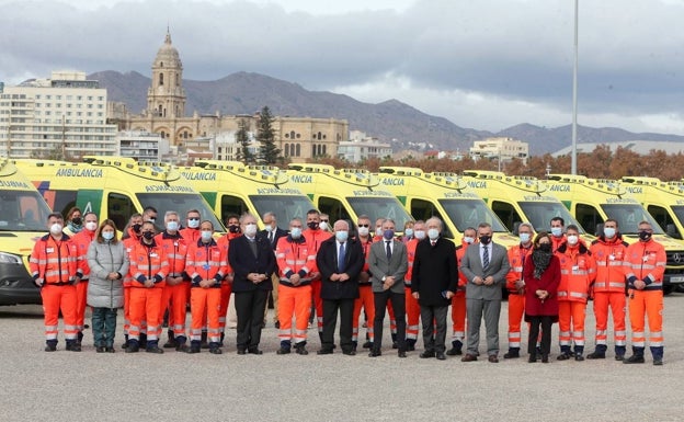 Salud renueva 21 uvis móviles del 061, ocho en Málaga, para la atención a emergencias sanitarias