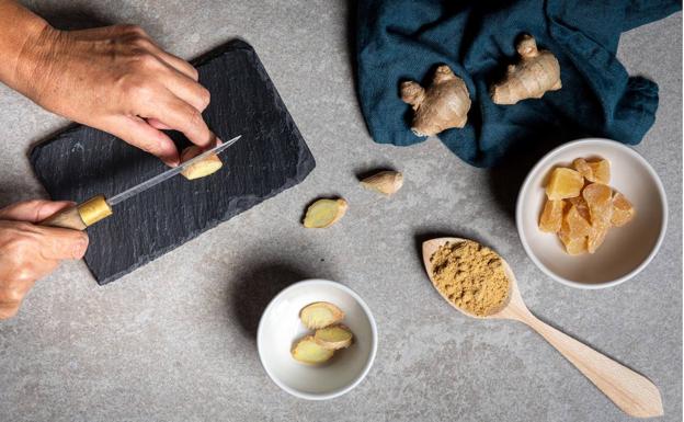 Jengibre, calor perfumado