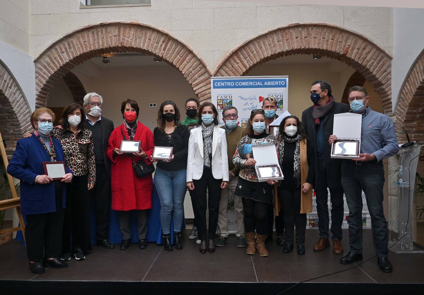 Entrega de los XXII Premios de Comercio y Escaparates de la Asociación de Comerciantes y Profesionales del Casco Antiguo de Marbella